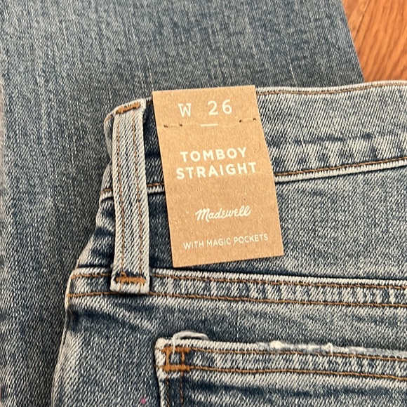 Madewell Tomboy Straight Jeans NWT - Picture 4 of 6